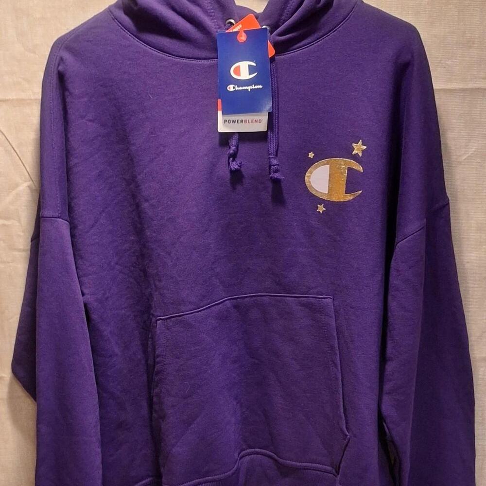 Nwt champion powerblend purple hoodie